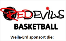 Weila Erd ist Sponsor der Red Devils Basketball des TSV 1847 Weilheim e.V. 